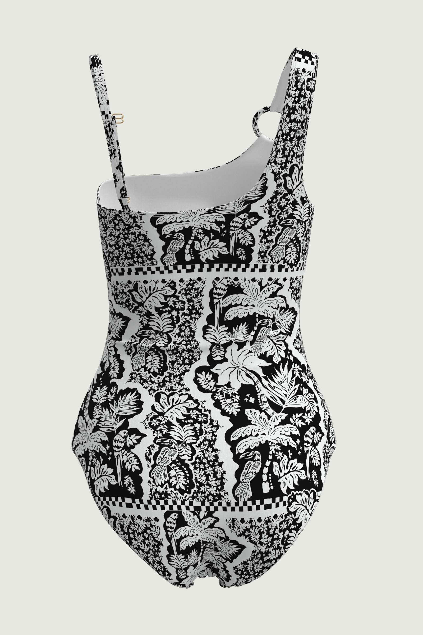 SunseekerSoulistic Black Asymmetric Straps Onepiece