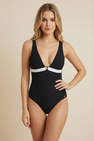 SunseekerDeep Dive Black Plus Cup Ring Front Onepiece