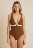 SunseekerDeep Dive Rustic Caramel Plus Cup Ring Front Onepiece