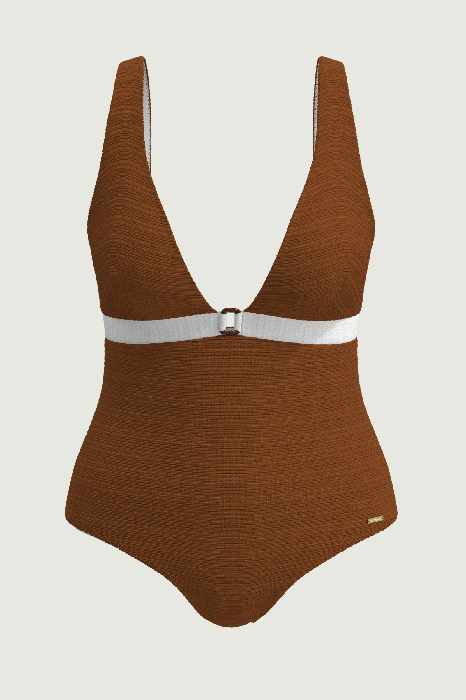 SunseekerDeep Dive Rustic Caramel Plus Cup Ring Front Onepiece