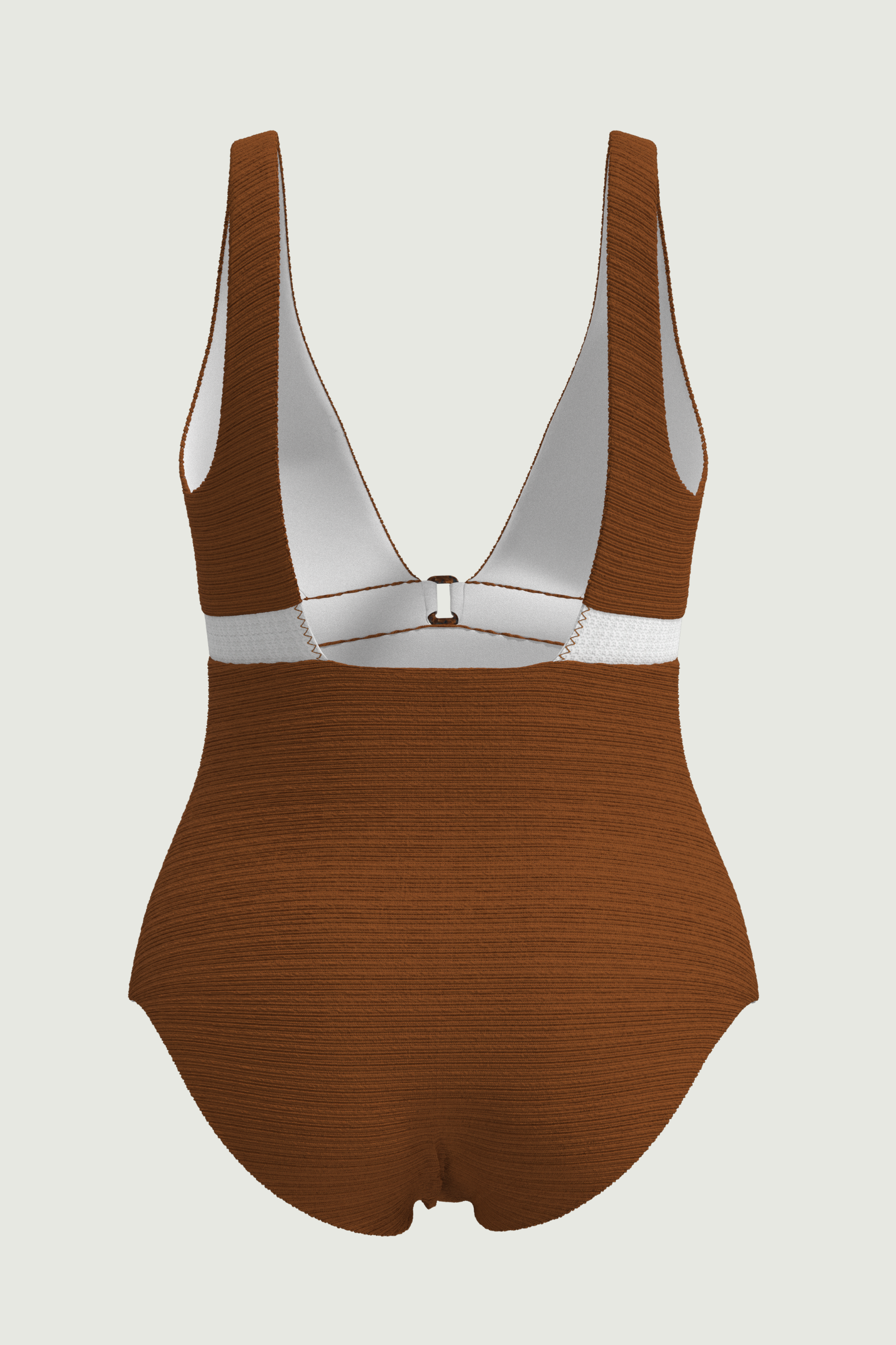 SunseekerDeep Dive Rustic Caramel Plus Cup Ring Front Onepiece