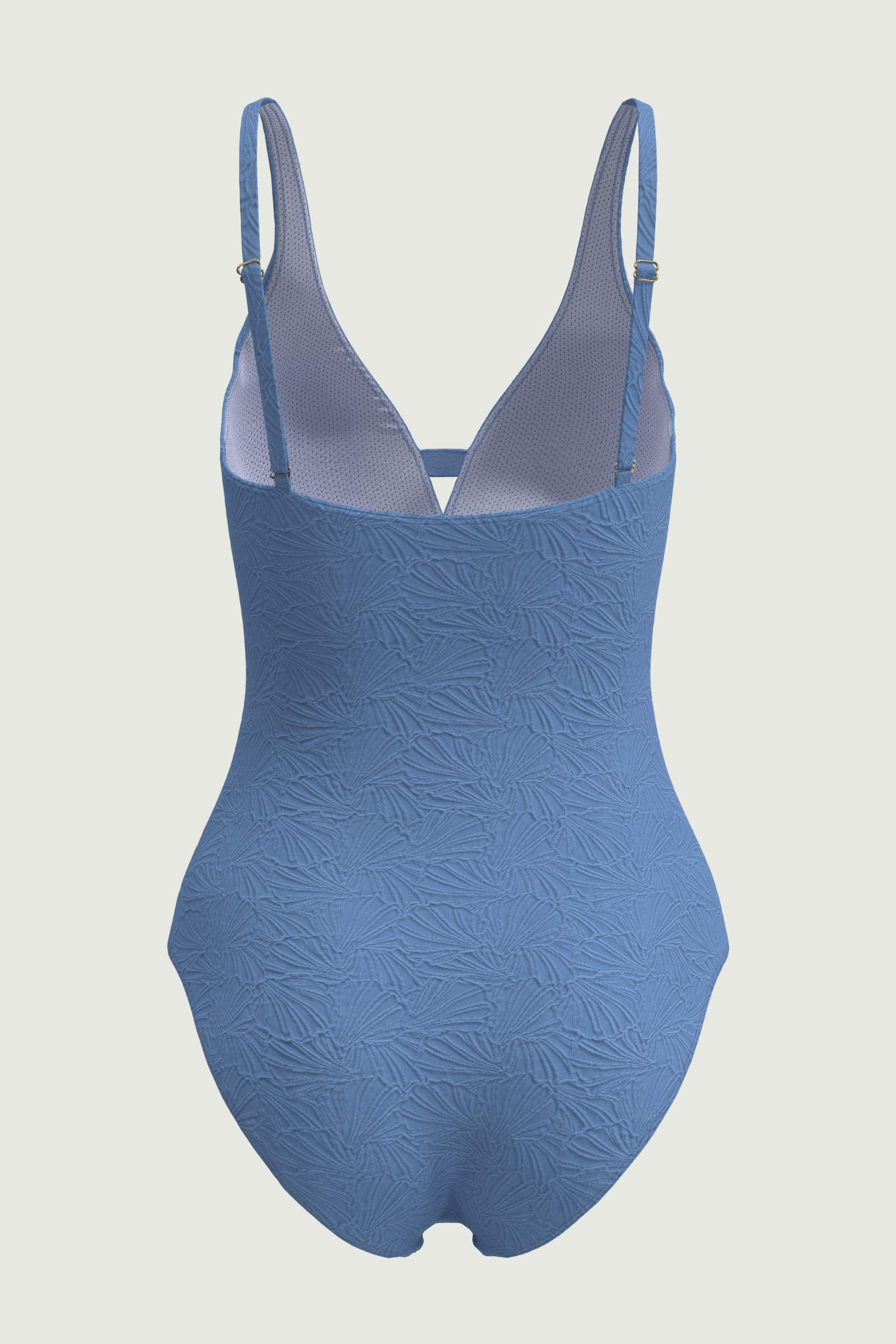 SunseekerCoco Cool Penny Blue Plus Cup Cut-out Front Onepiece