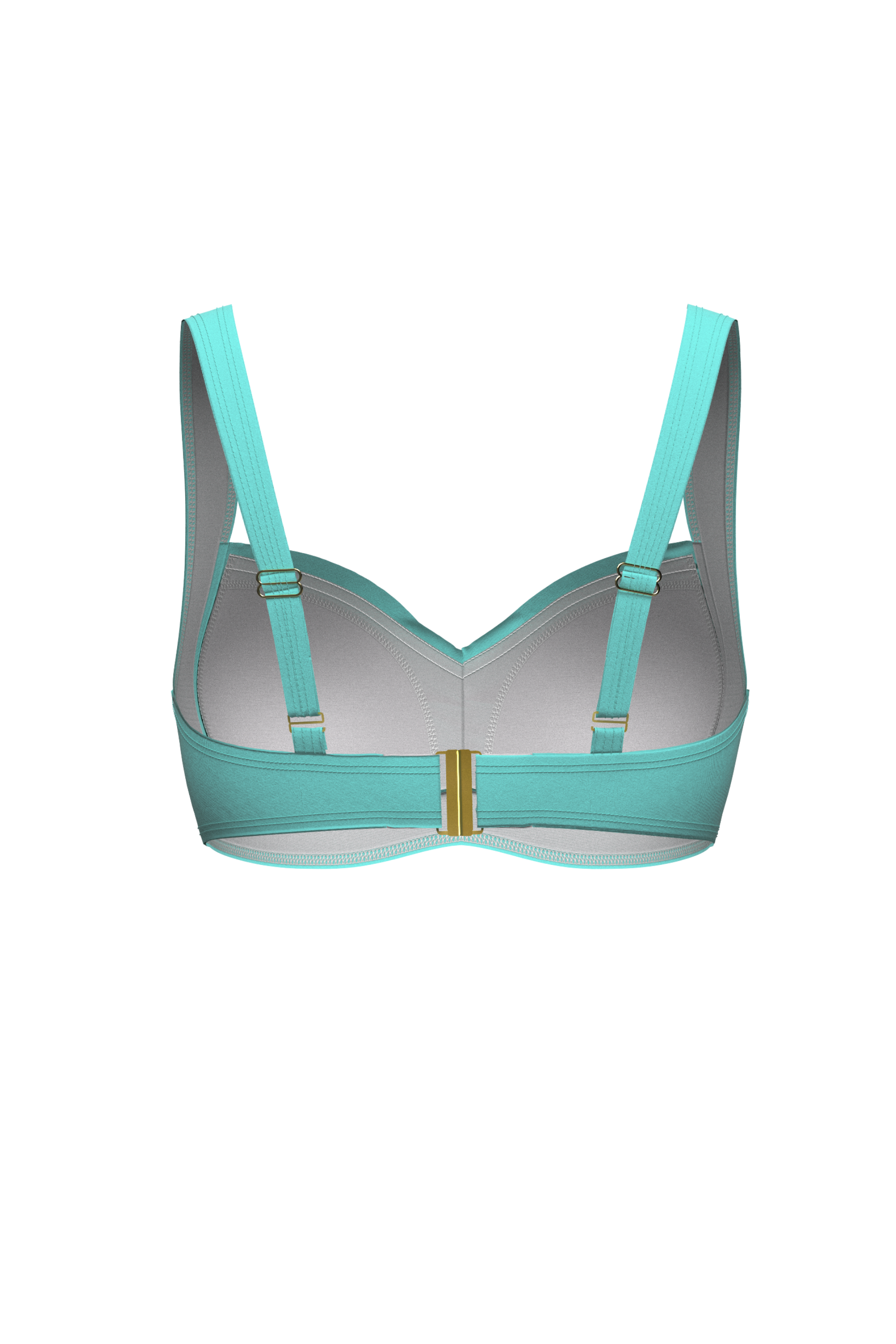 SunseekerCore Solid Plus Cup Twist Front Bikini Top