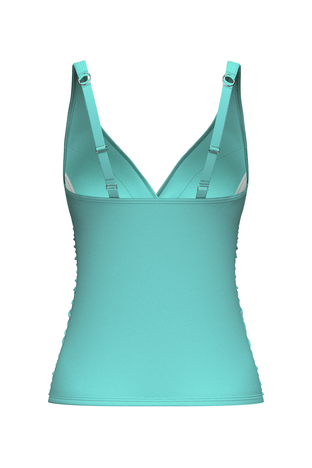 SunseekerCore Mint Green Solid Plus Cup Cross Front Tankini
