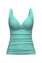 SunseekerCore Mint Green Solid Plus Cup Cross Front Tankini