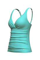 SunseekerCore Mint Green Solid Plus Cup Cross Front Tankini