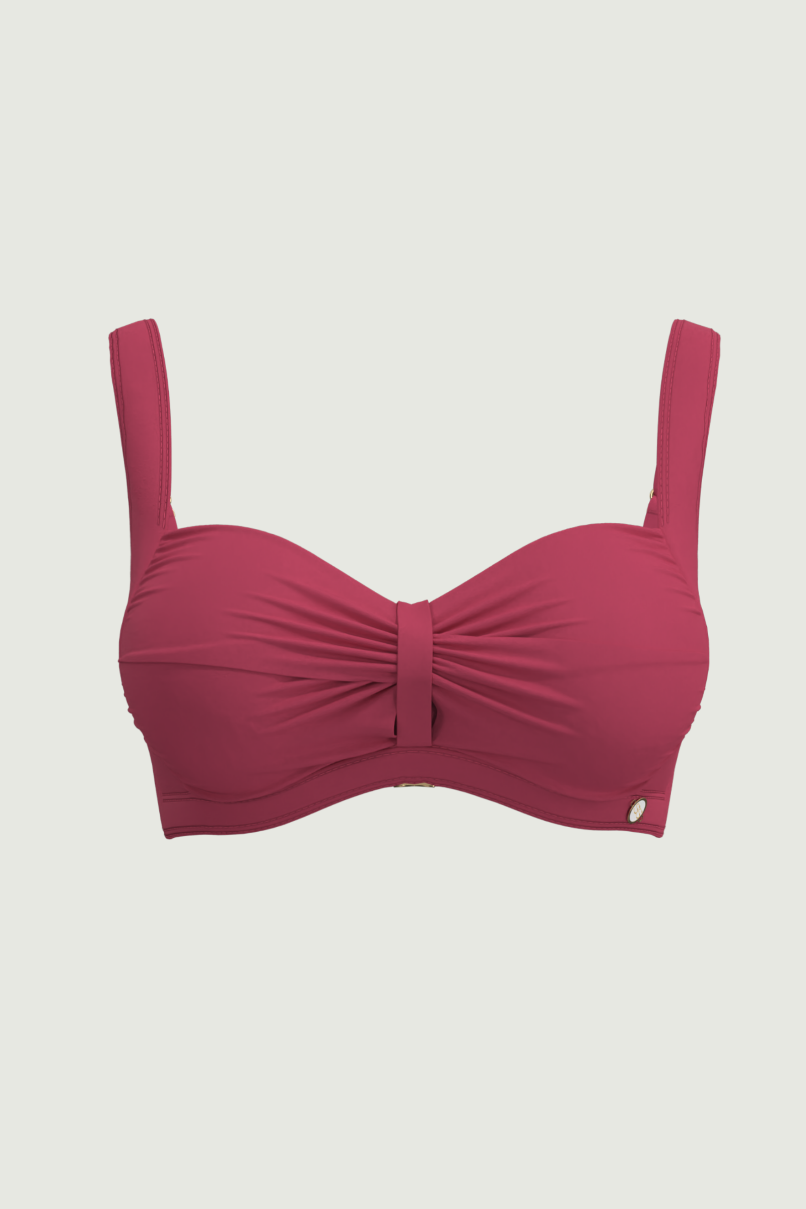 SunseekerCore Solid Sangria Plus Cup Bikini Top