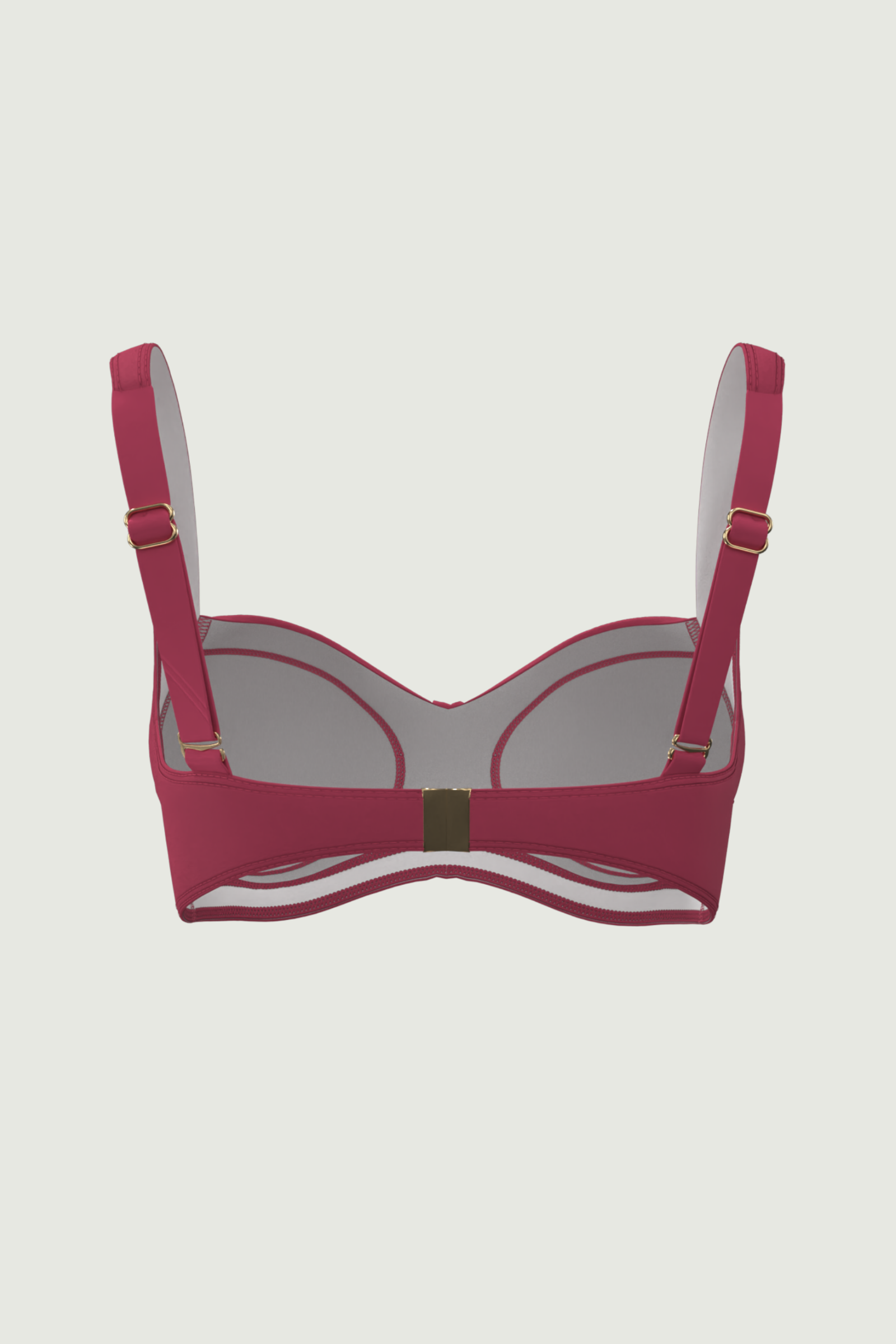 SunseekerCore Solid Sangria Plus Cup Bikini Top