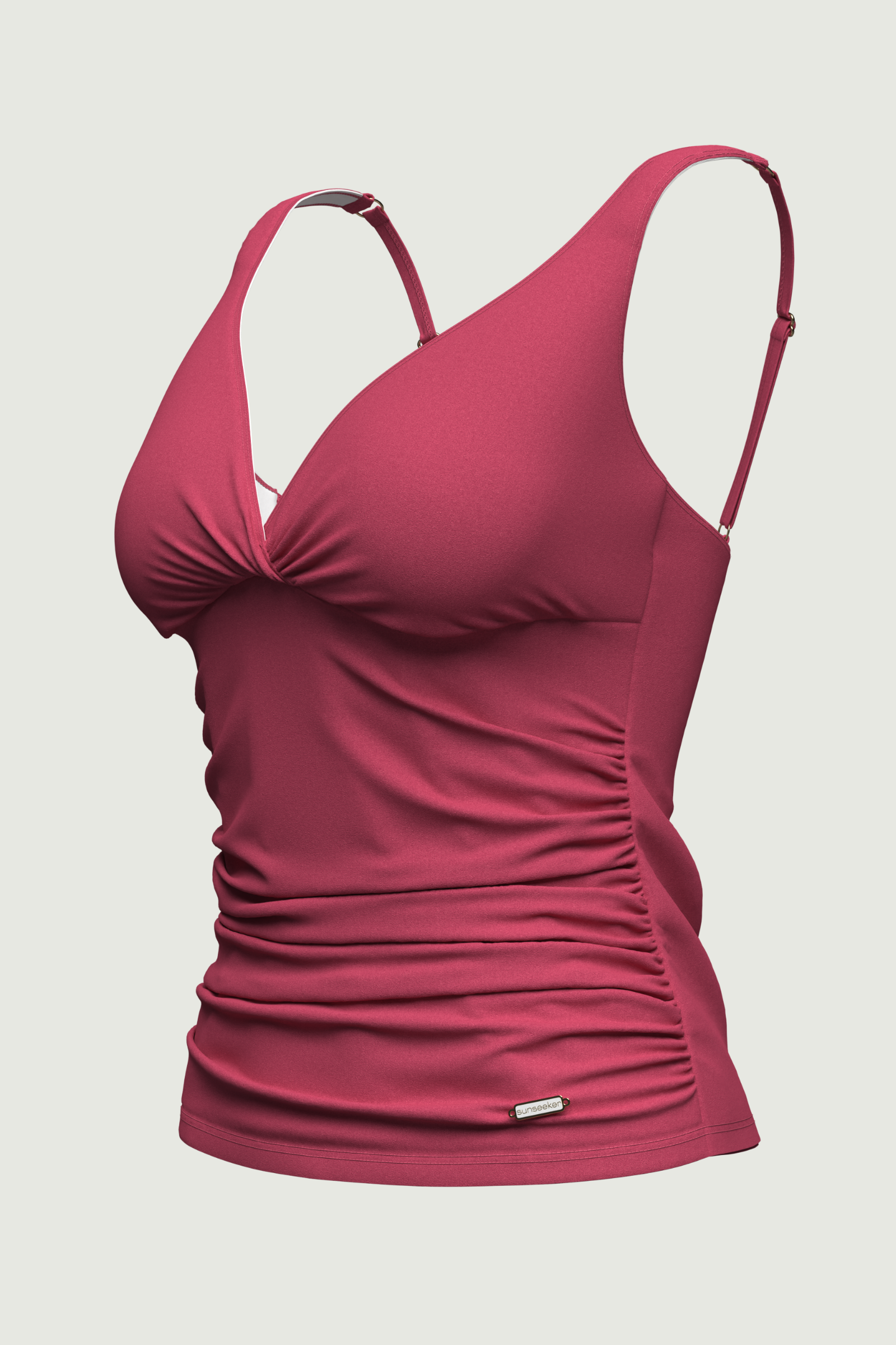 SunseekerCore Solid Sangria Plus Cup Tankini