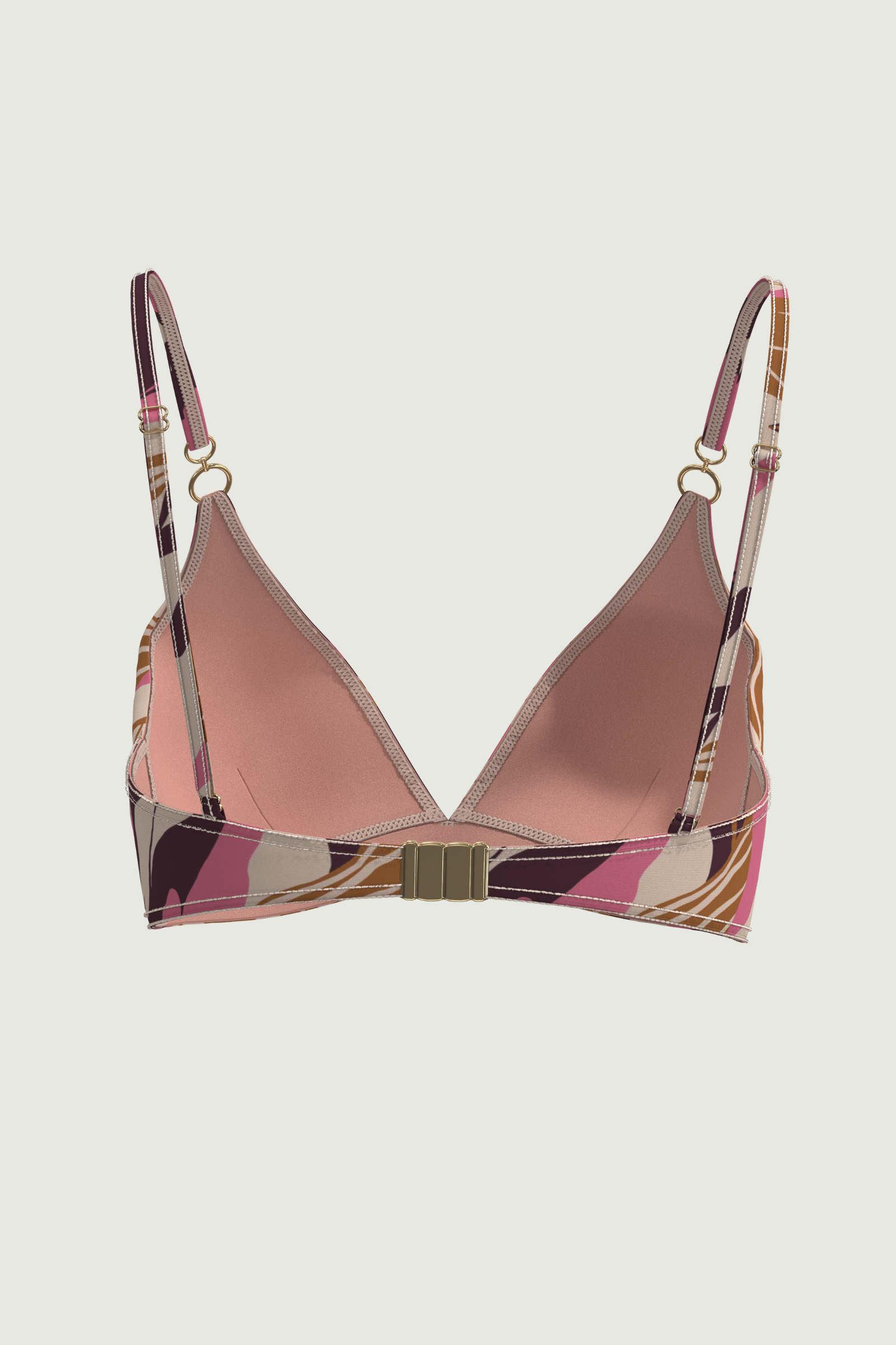 SunseekerSouthern Tropo Thrift Pink V-neck Bikini Top