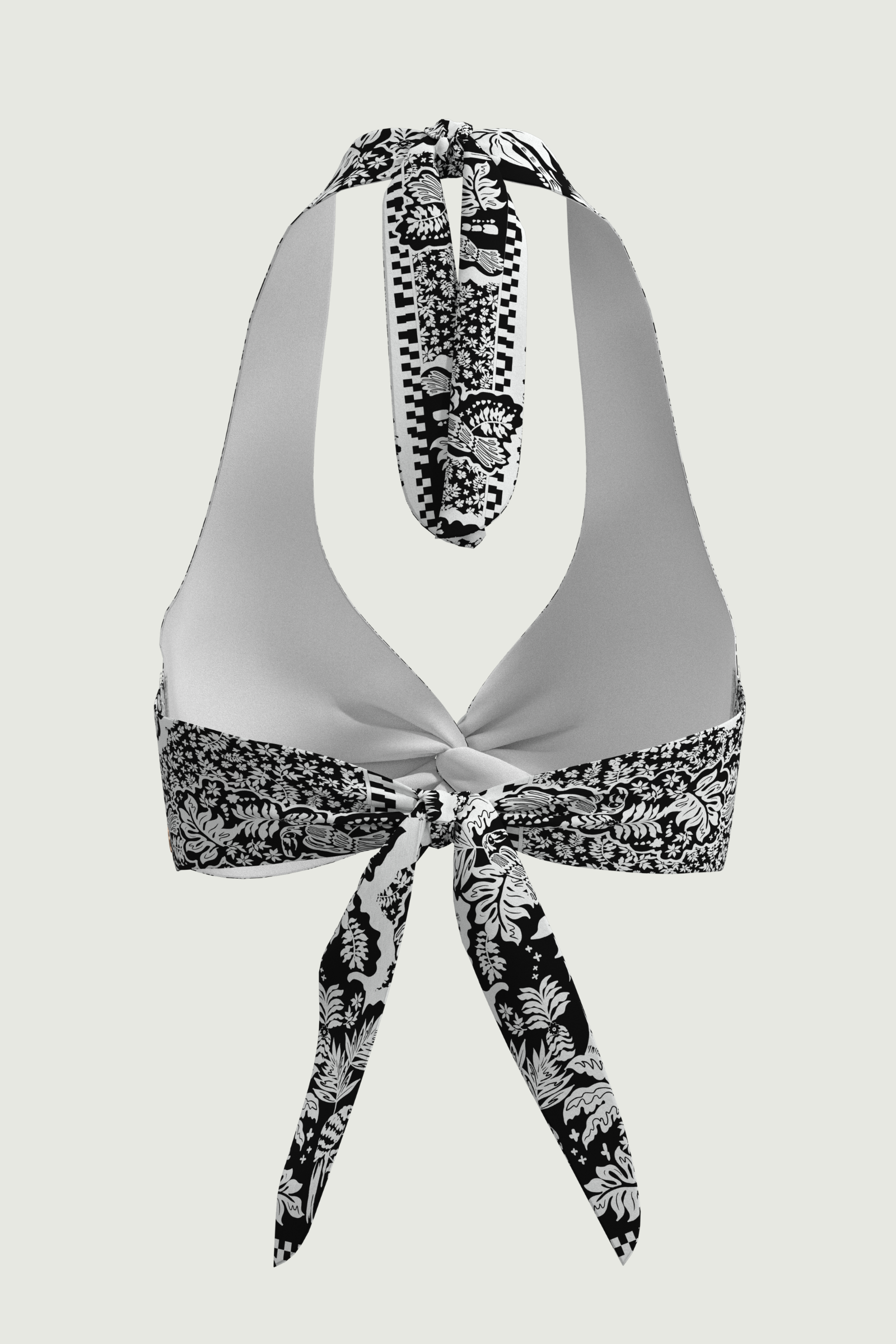 SunseekerSoulistic Black Plus Cup Twist Front Halter Bikini Top