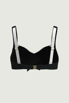 SunseekerDeep Dive Black Plus Cup Tie Front Bikini Top