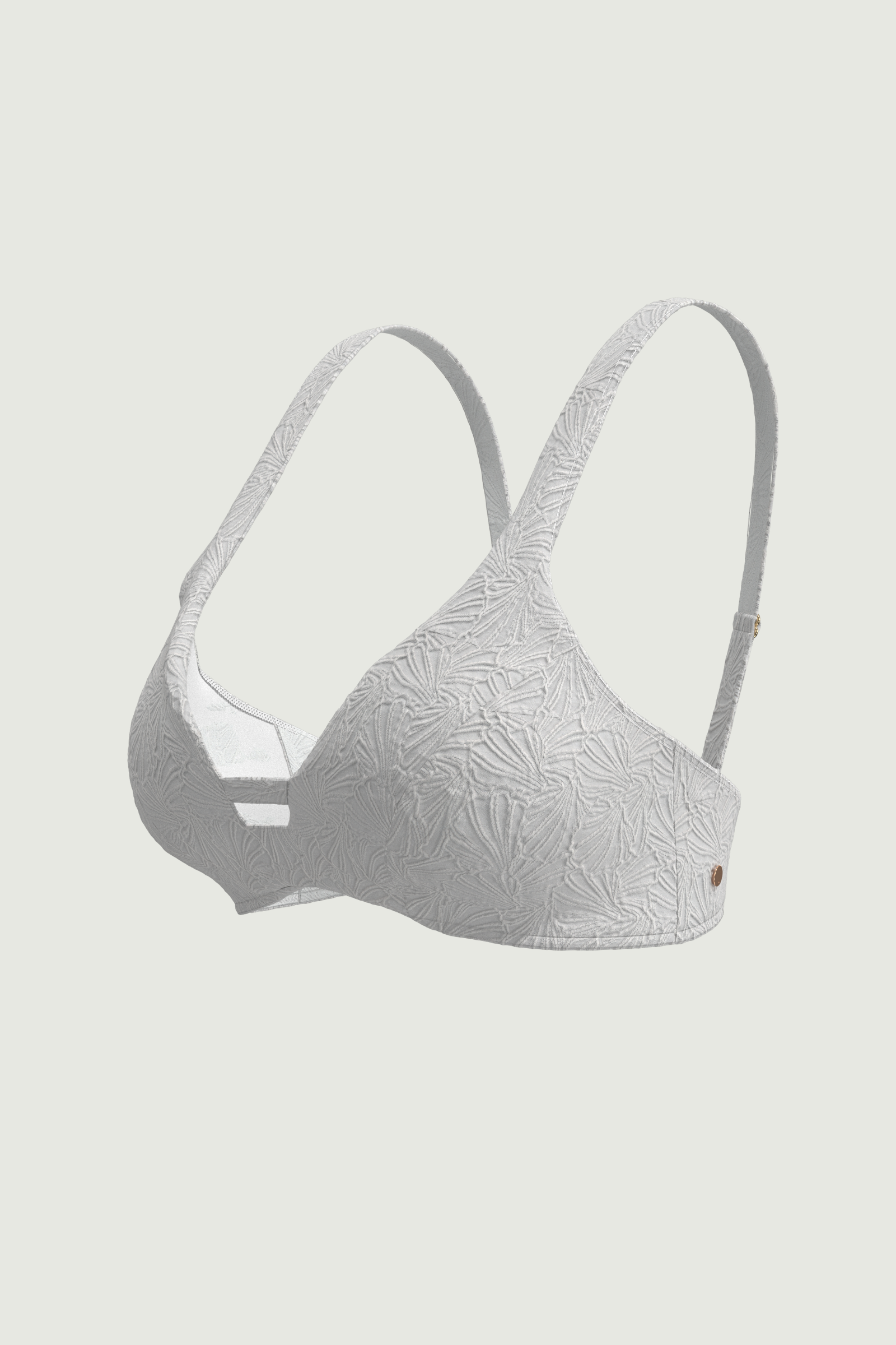 SunseekerCoco Cool Off White Plus Cup Plunge Bikini Top