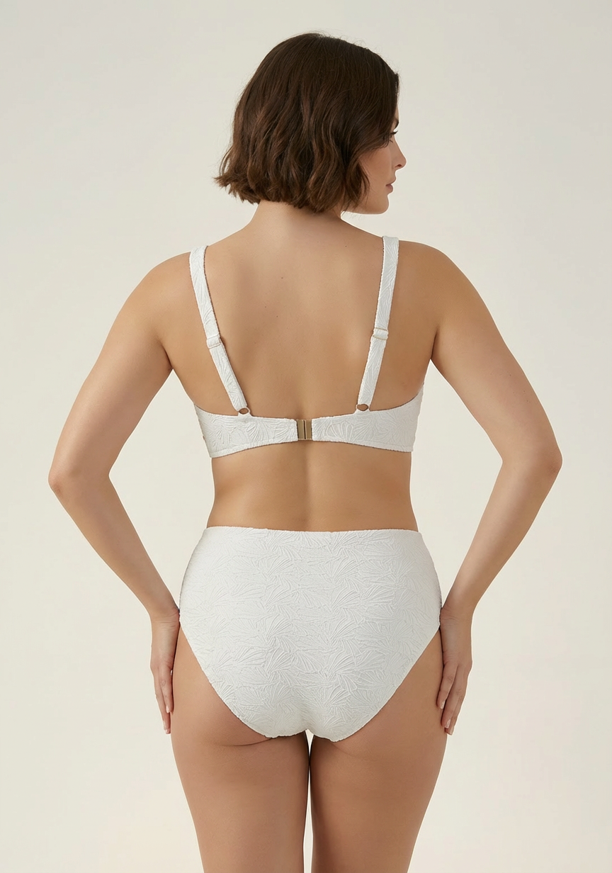 SunseekerCoco Cool Off White Plus Cup Plunge Bikini Top