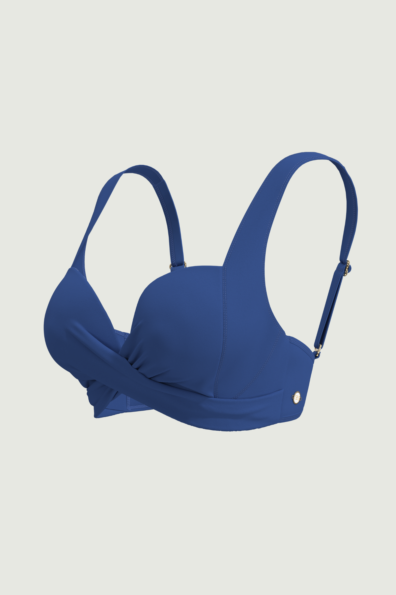 SunseekerCore Solid Nottingham Plus Cup Cross Front Bikini Top