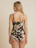 SunseekerDaydream Black Plus Cup Cross Front Tankini