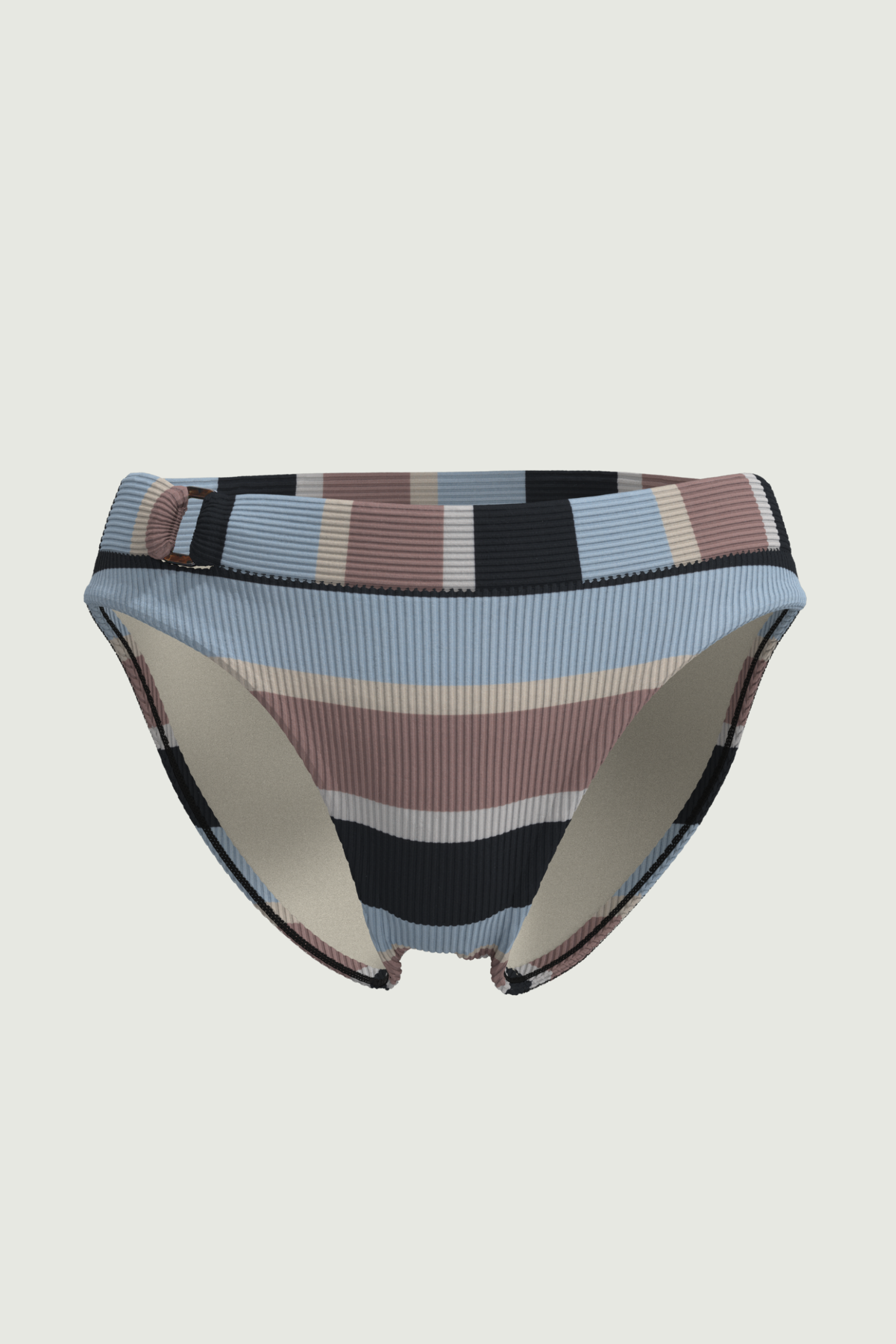 SunseekerSomeday Stripe Black Ring Mid Rise Pant