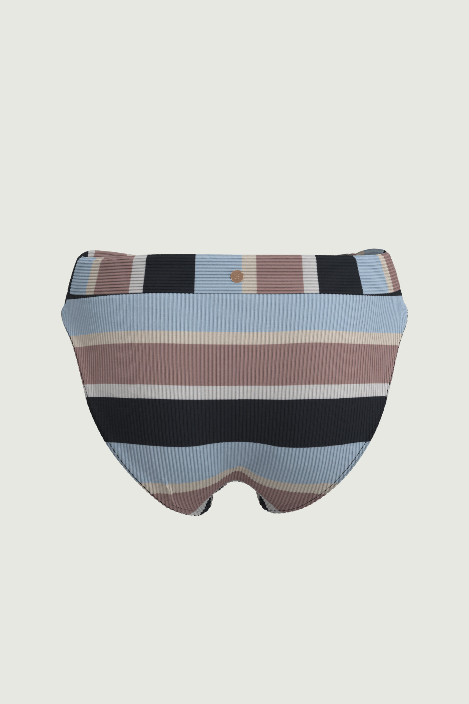 SunseekerSomeday Stripe Black Ring Mid Rise Pant