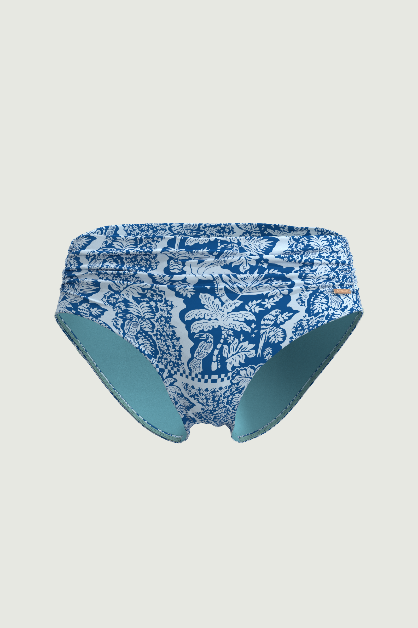 SunseekerSoulistic Blue Awe Ruched Waistband Full Classic Pant