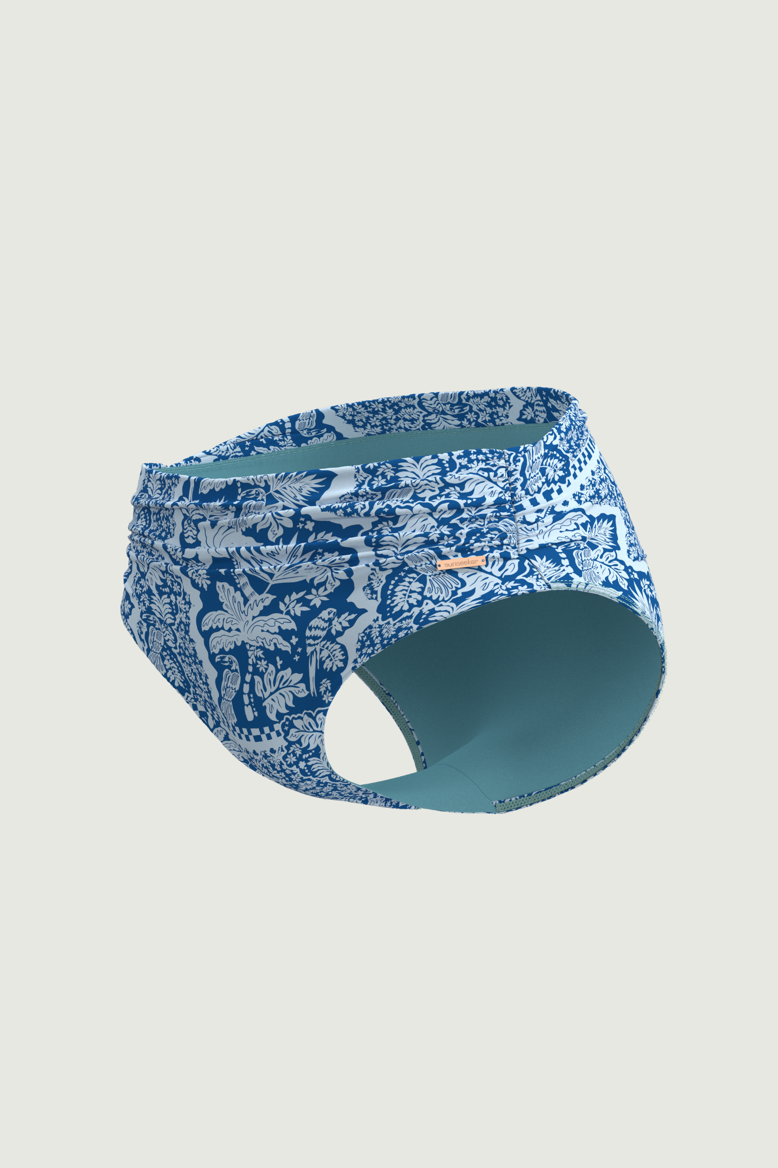 SunseekerSoulistic Blue Awe Ruched Waistband Full Classic Pant