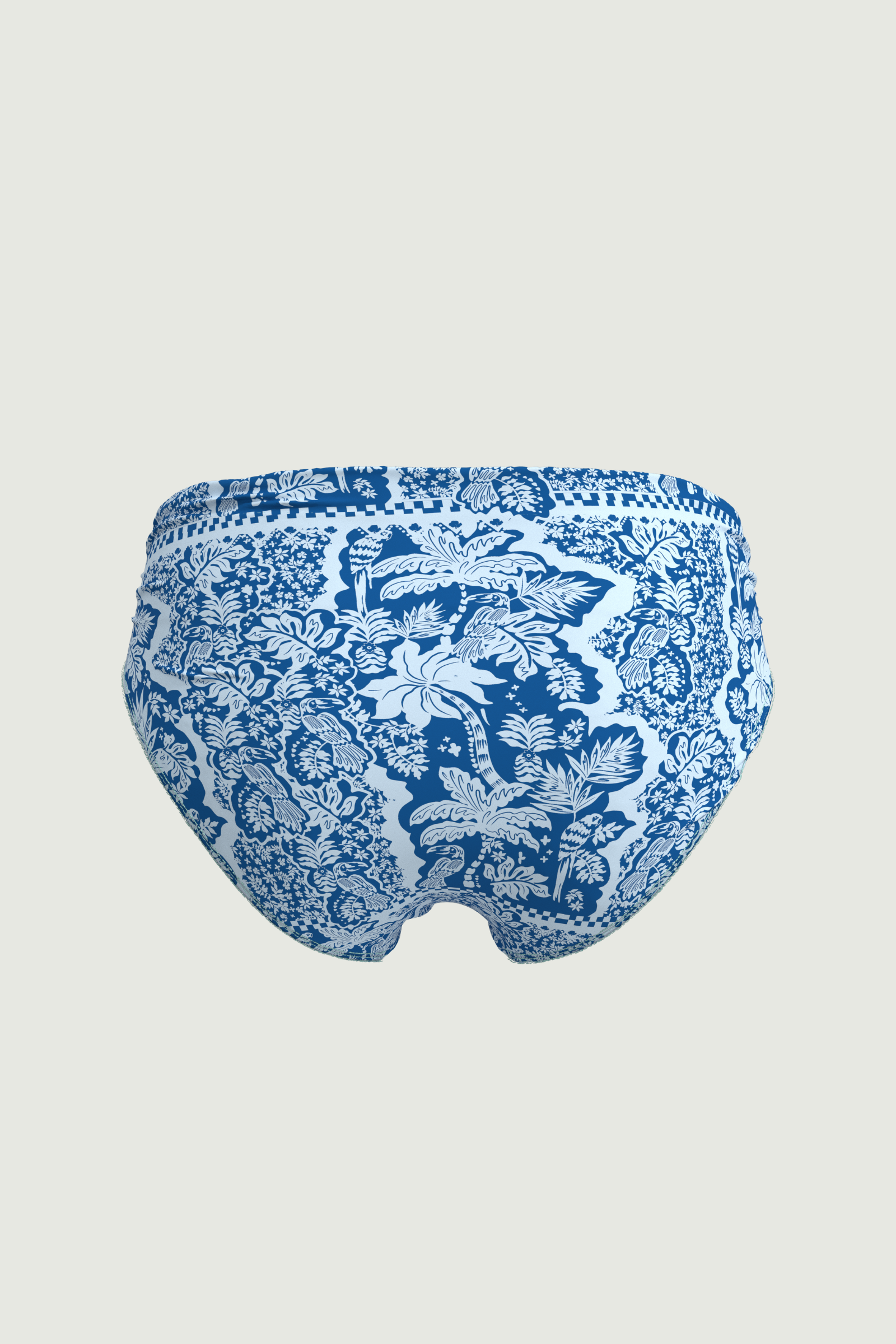 SunseekerSoulistic Blue Awe Ruched Waistband Full Classic Pant