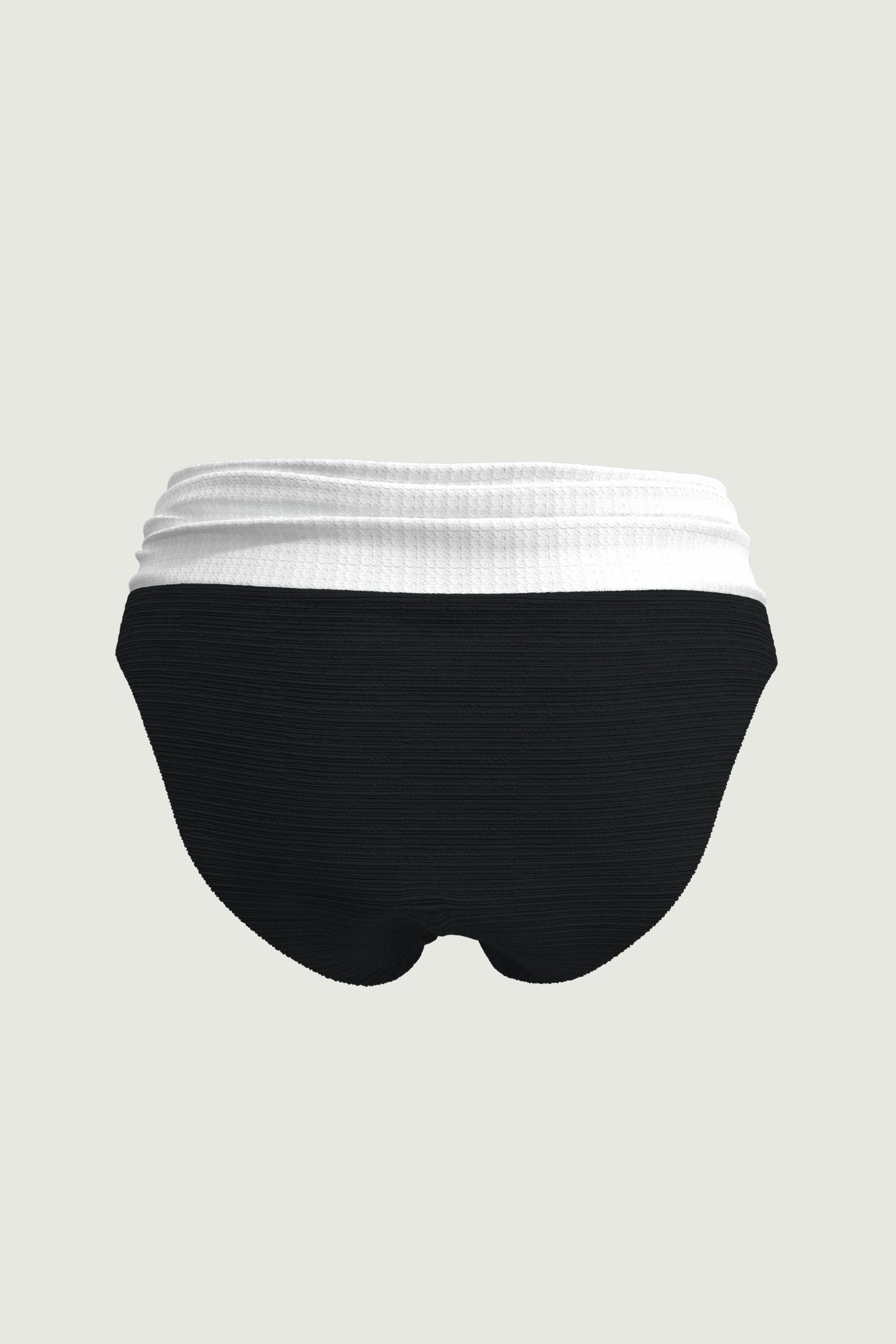 SunseekerDeep Dive Black Ruched Waistband Full Classic Pant