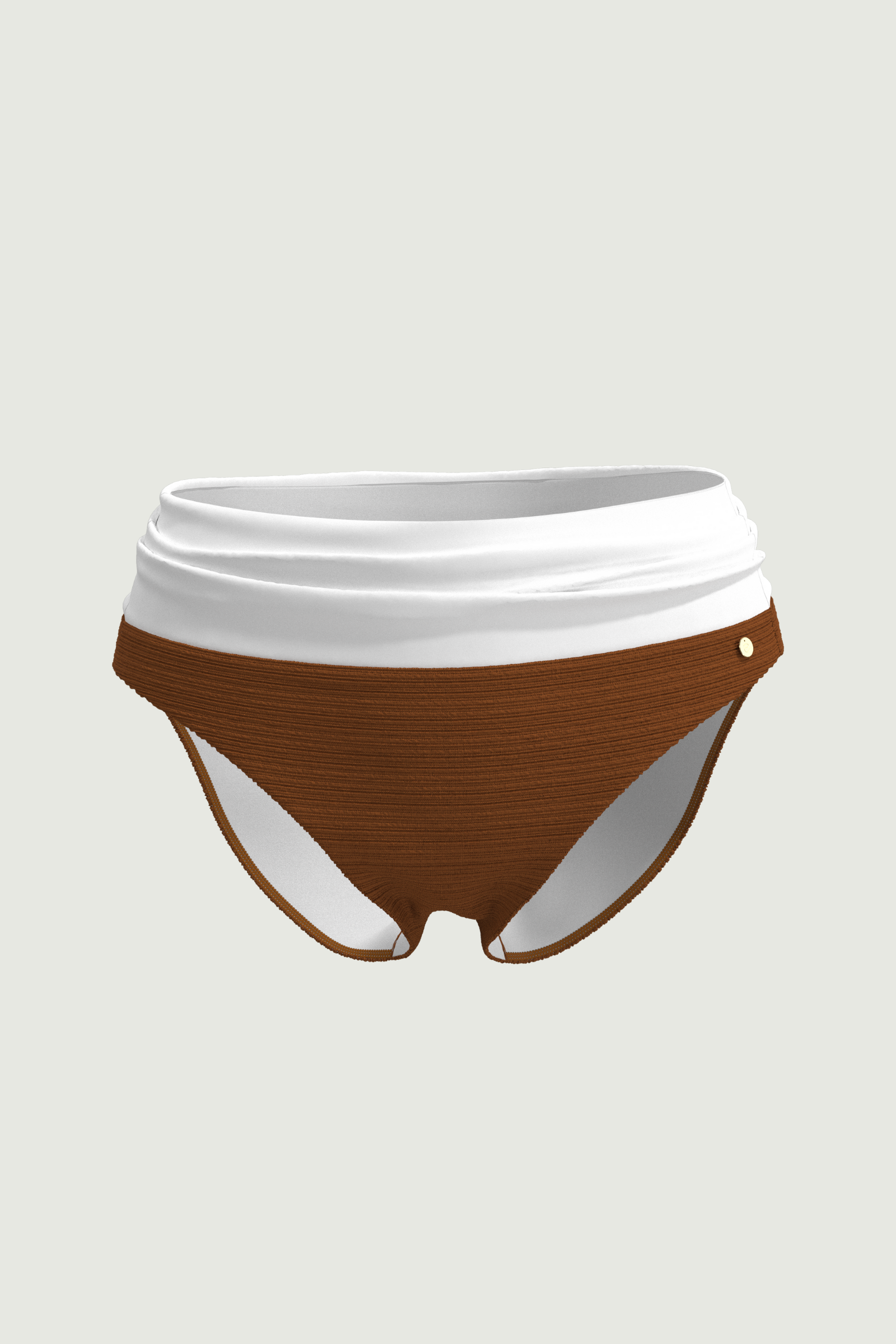 SunseekerDeep Dive Rustic Caramel Ruched Waistband Full Classic Pant