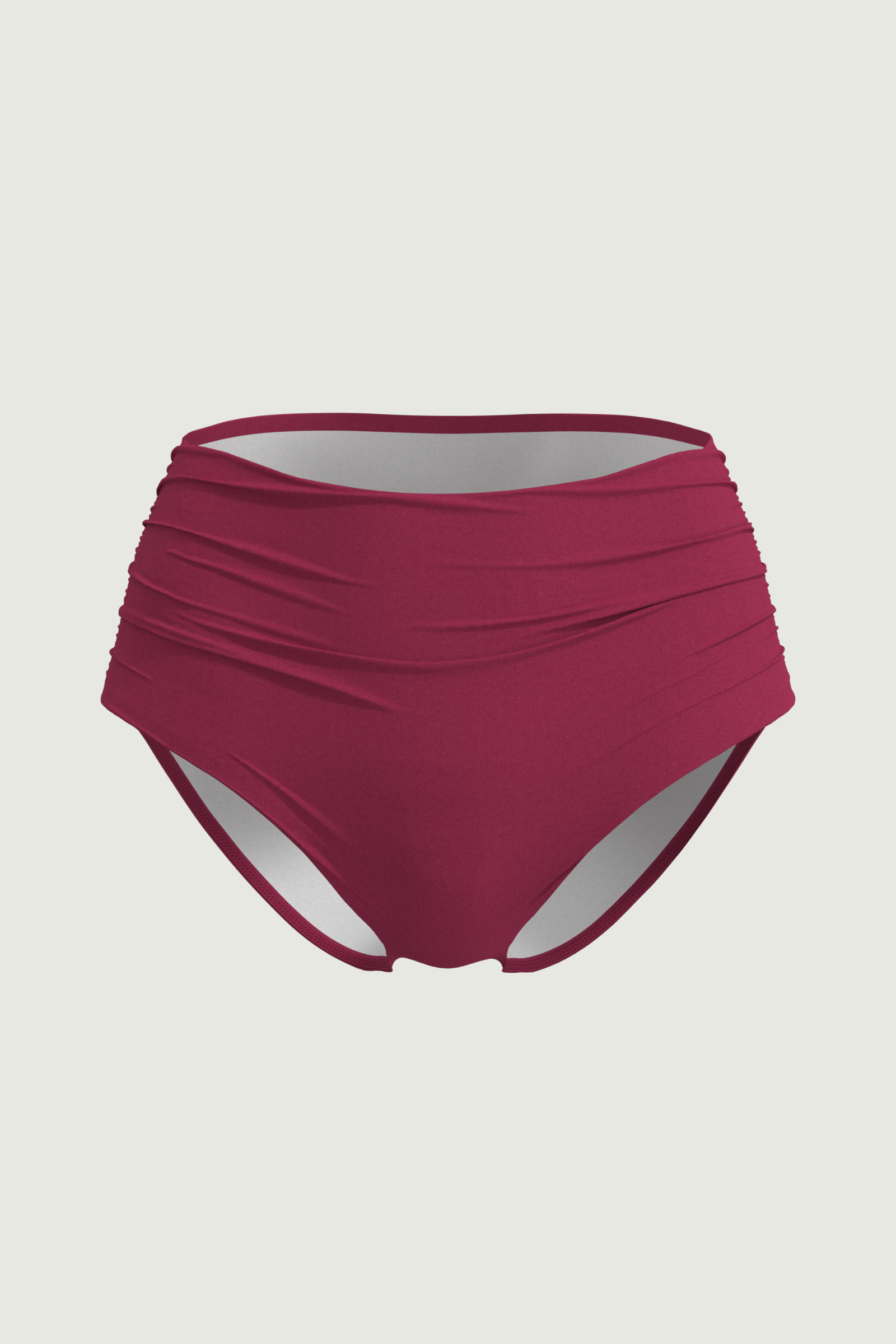 SunseekerCore Solid Vigneto Ruched Waistband Full Classic Pant