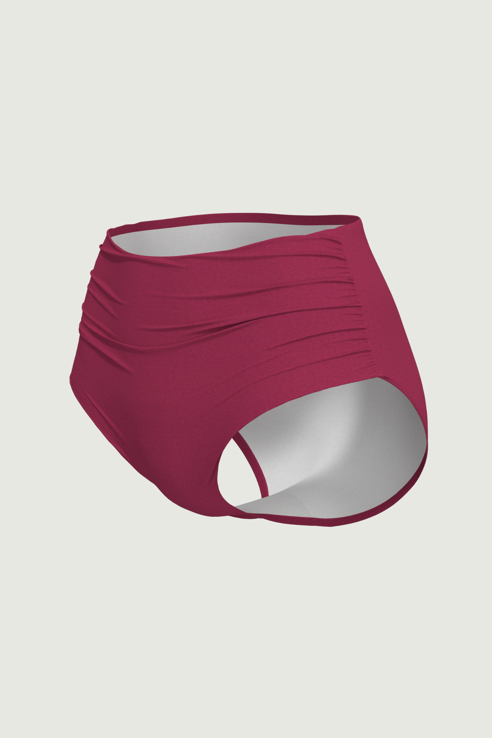 SunseekerCore Solid Vigneto Ruched Waistband Full Classic Pant