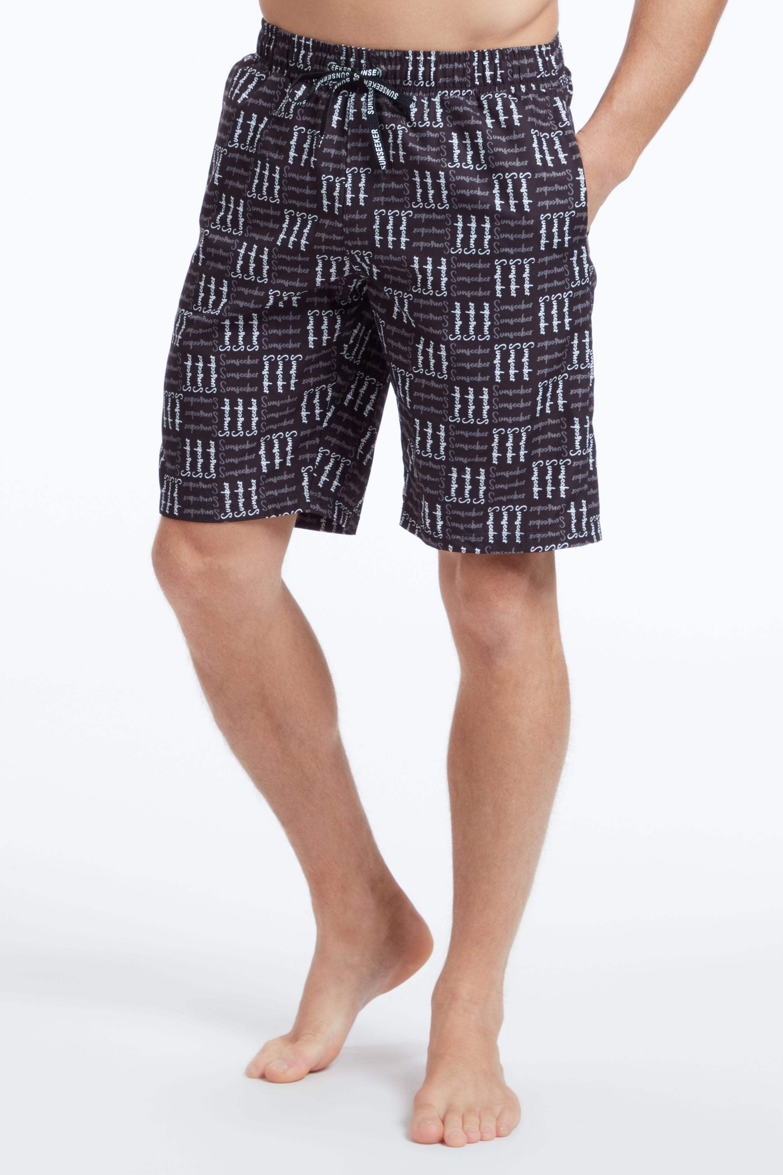 Sunseeker Logo print drawtring boardshorts