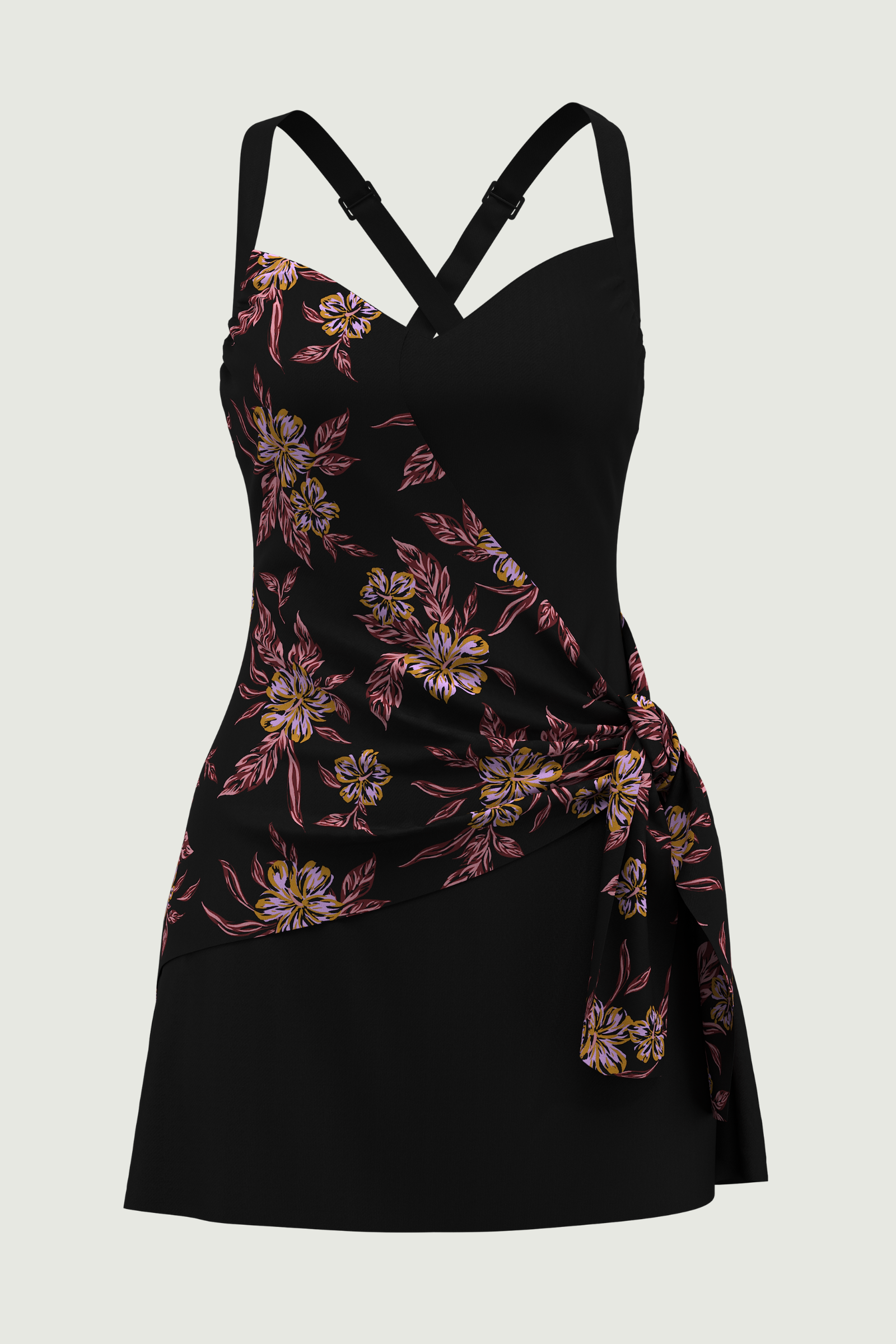 SunseekerMulberry Delight Wrap Front Swimdress