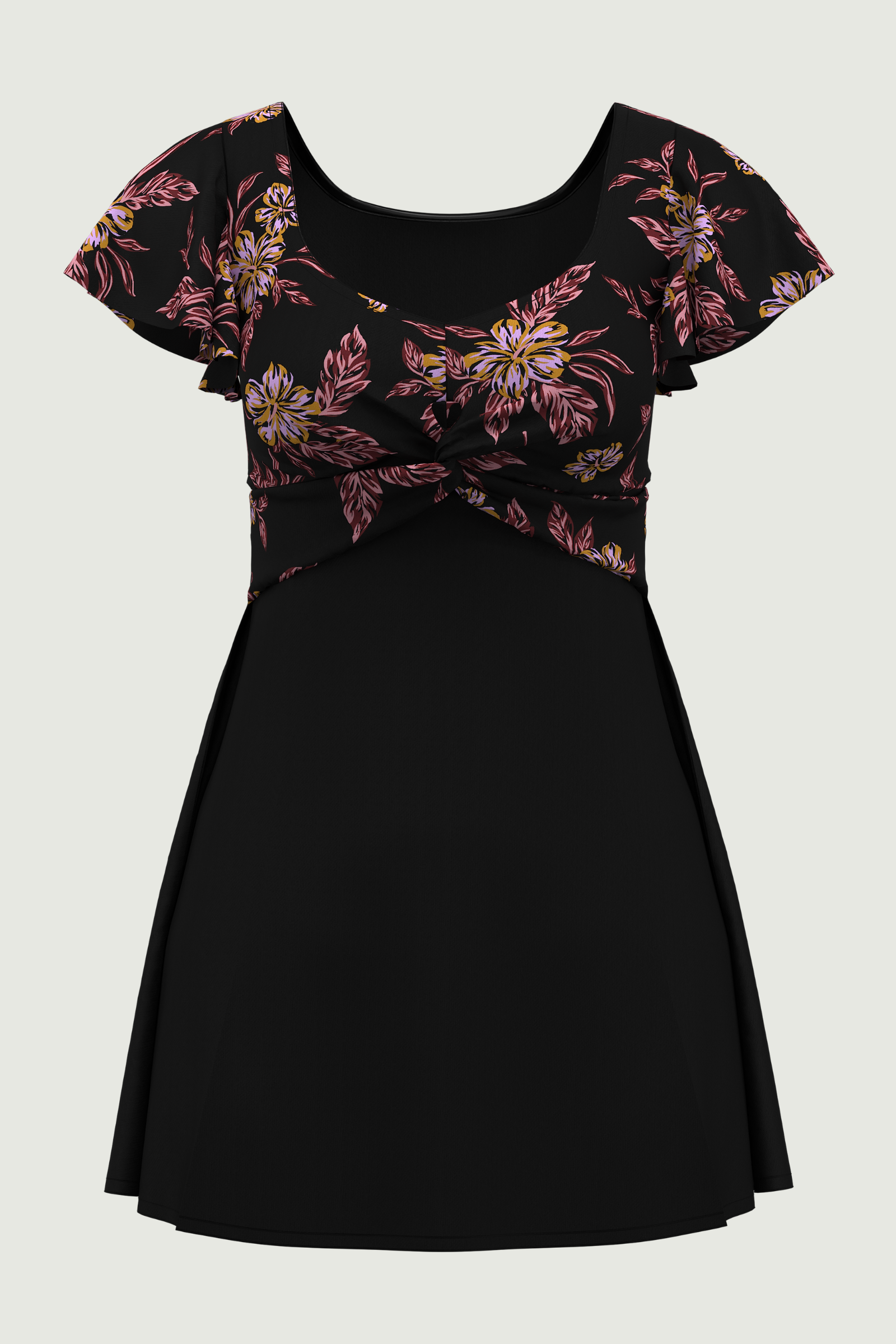 SunseekerMulberry Delight Twist Front Swimdress