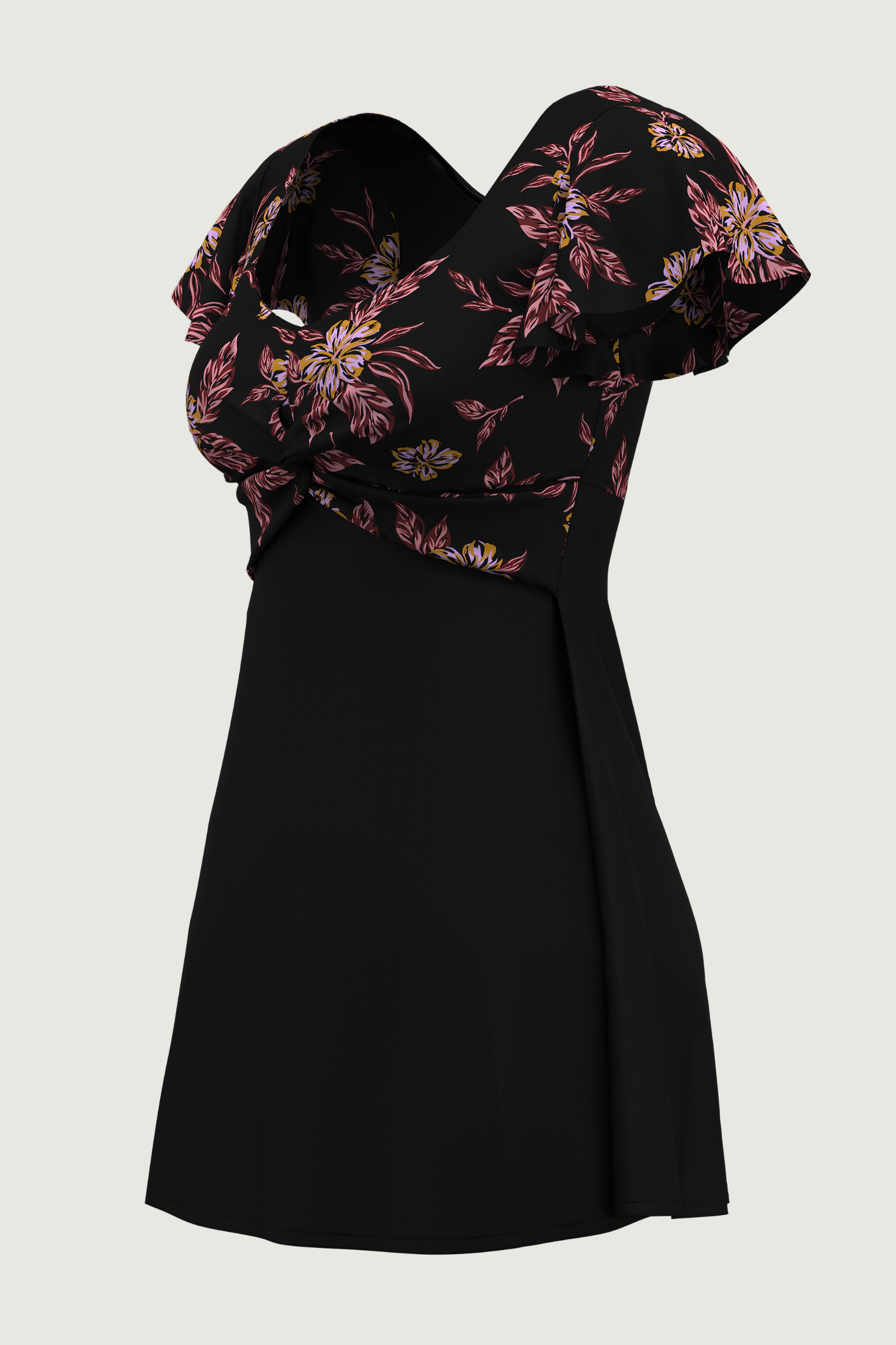 SunseekerMulberry Delight Twist Front Swimdress