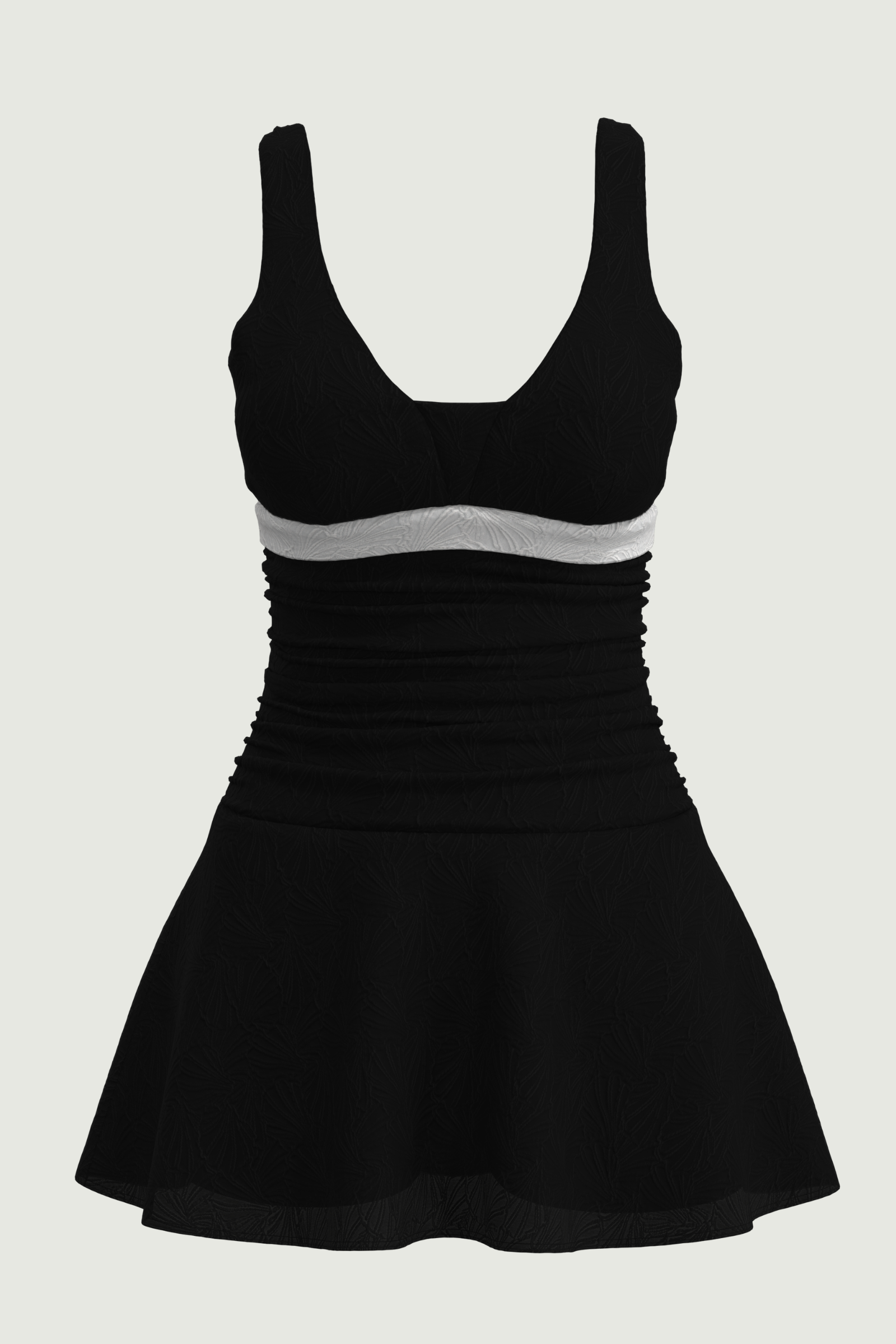 SunseekerCoco Black Gathered Waist Swimdress