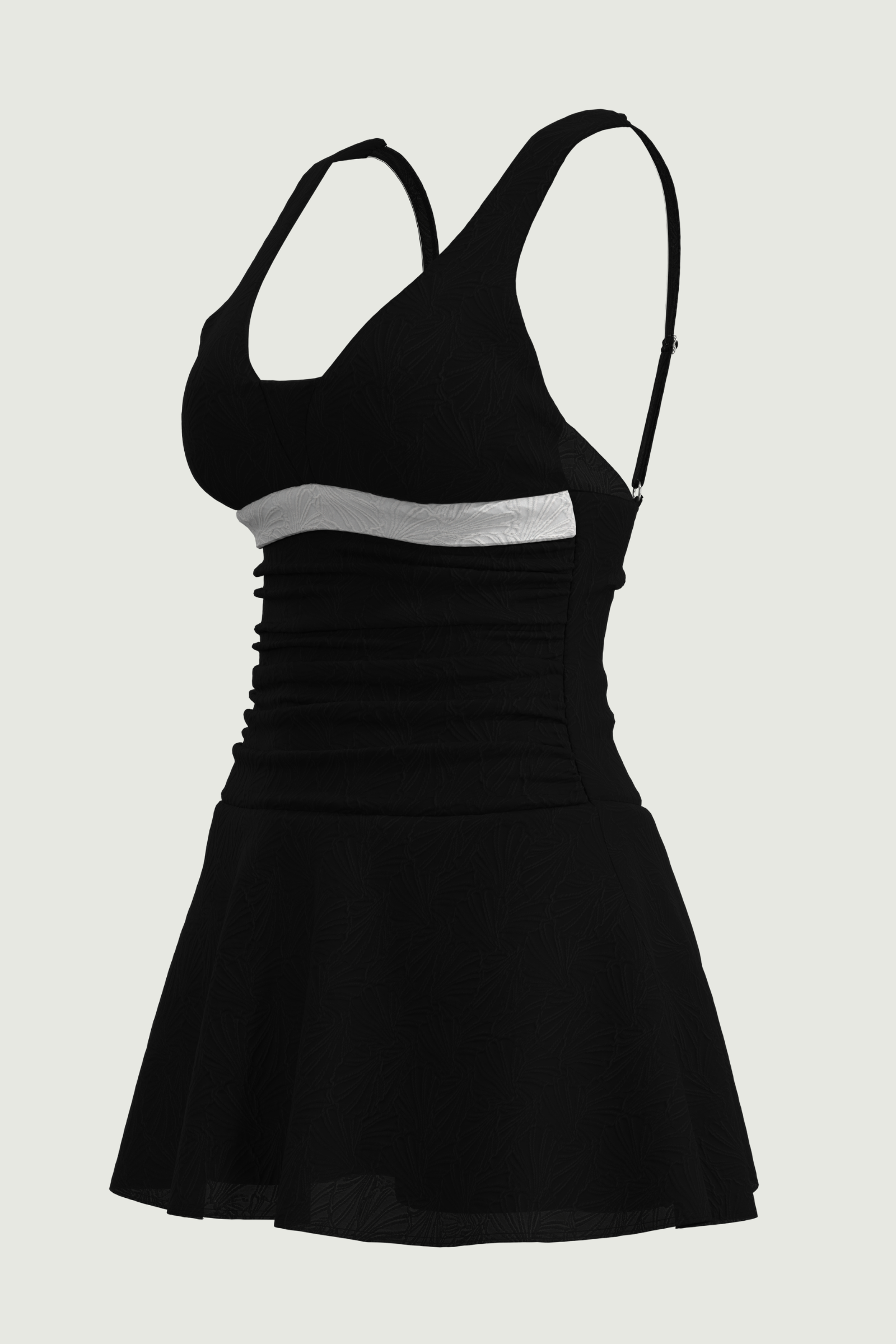 SunseekerCoco Black Gathered Waist Swimdress