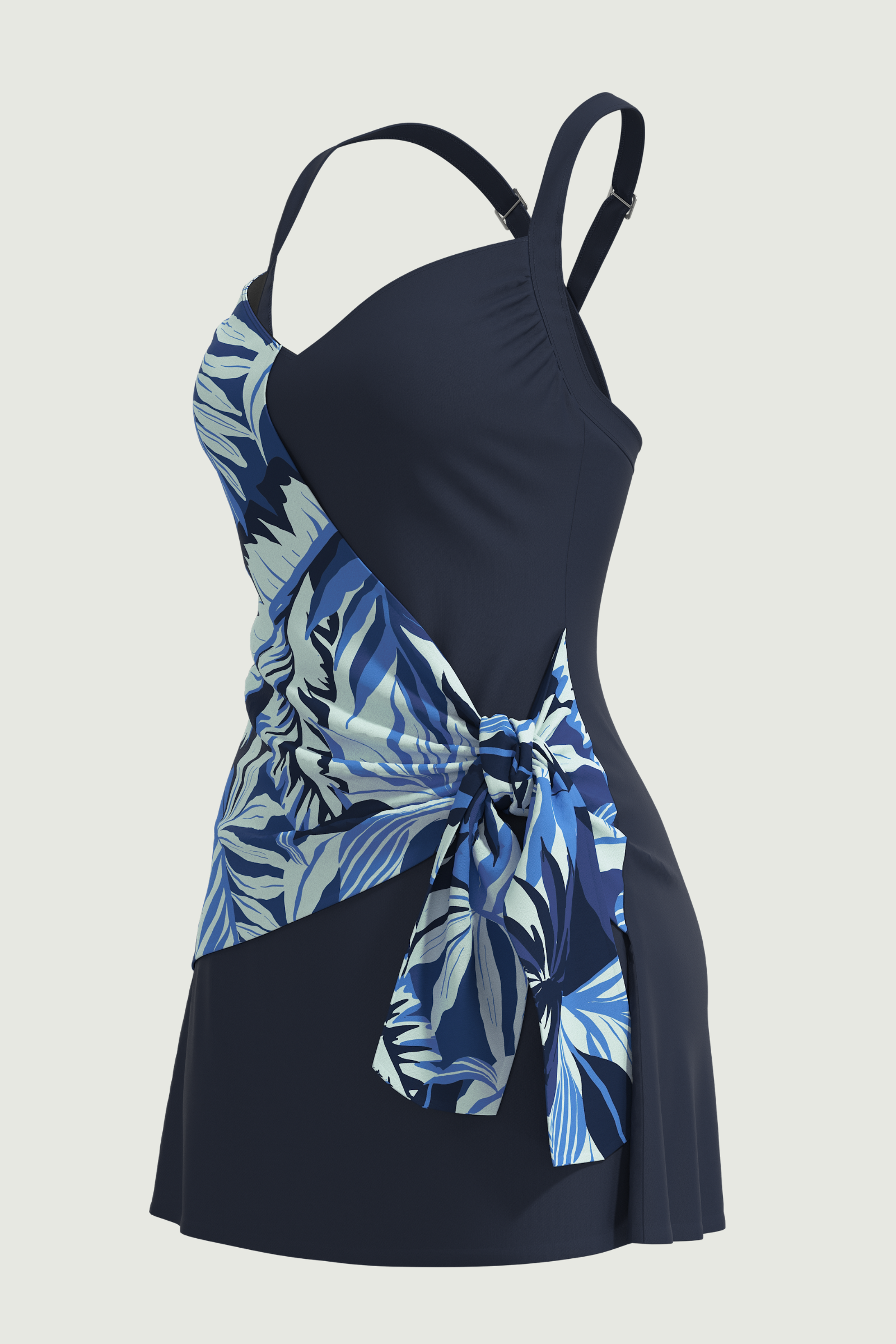 SunseekerSouth Tropicana Blue Wrap Front Swimdress