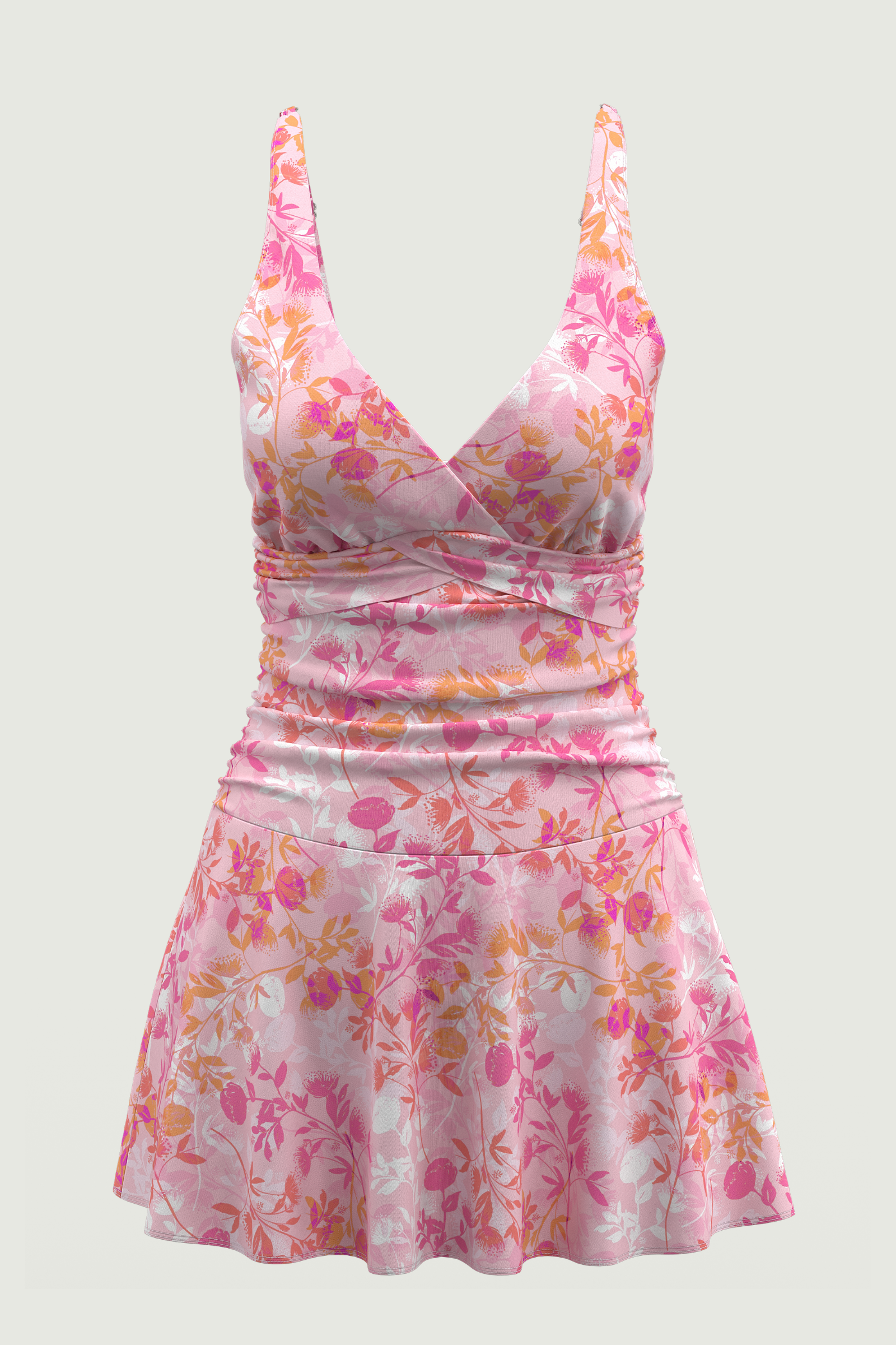 SunseekerBlooming Grace Pink Wrap Front Swimdress