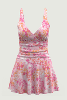 SunseekerBlooming Grace Pink Wrap Front Swimdress