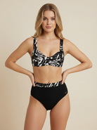 SunseekerUrban Flow Black High-waisted Bikini Set