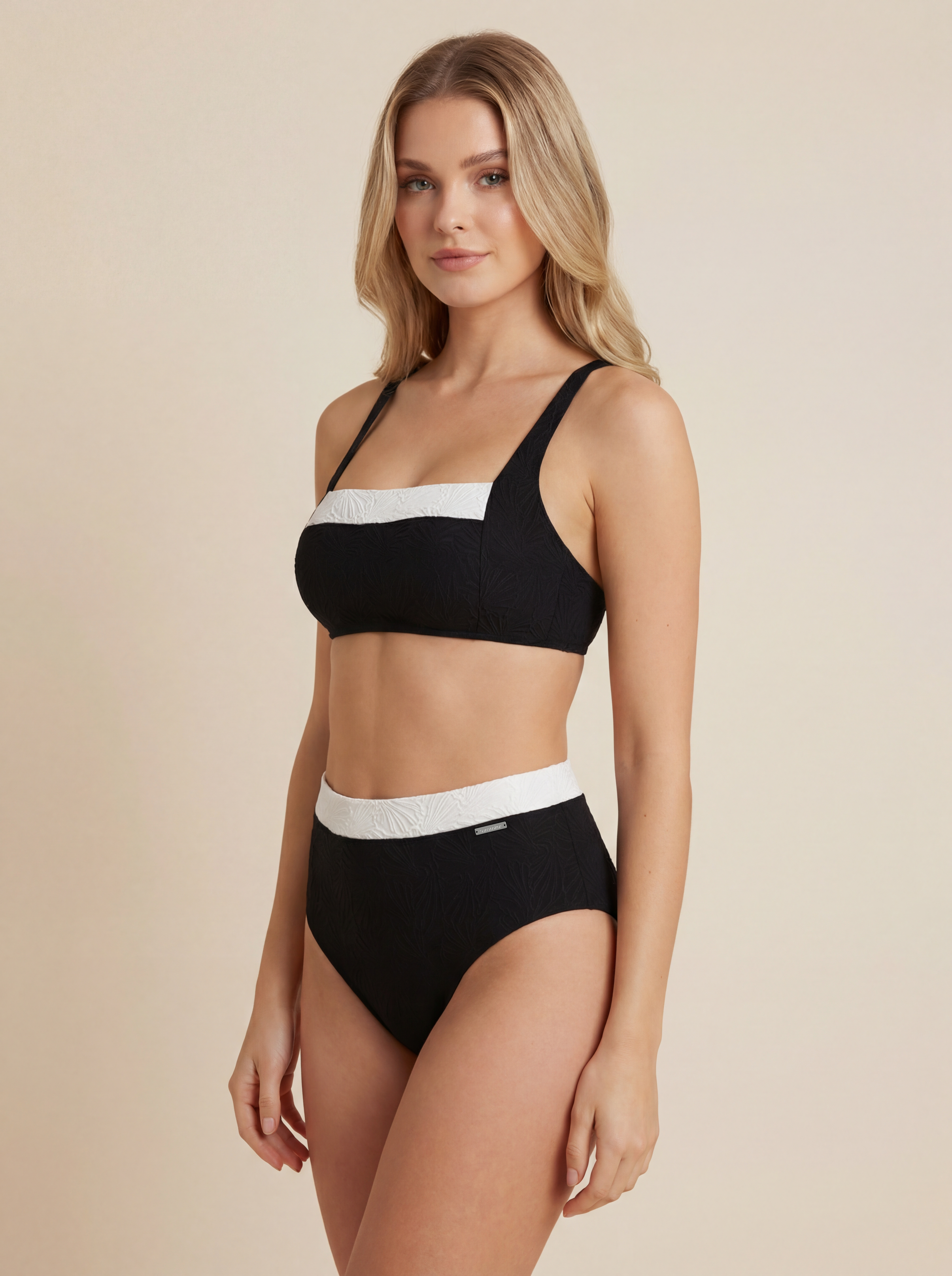 SunseekerCoco Black High Waisted Bikini Set