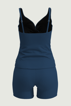 SunseekerPearl Glow Space Wrap Front Tankini Set