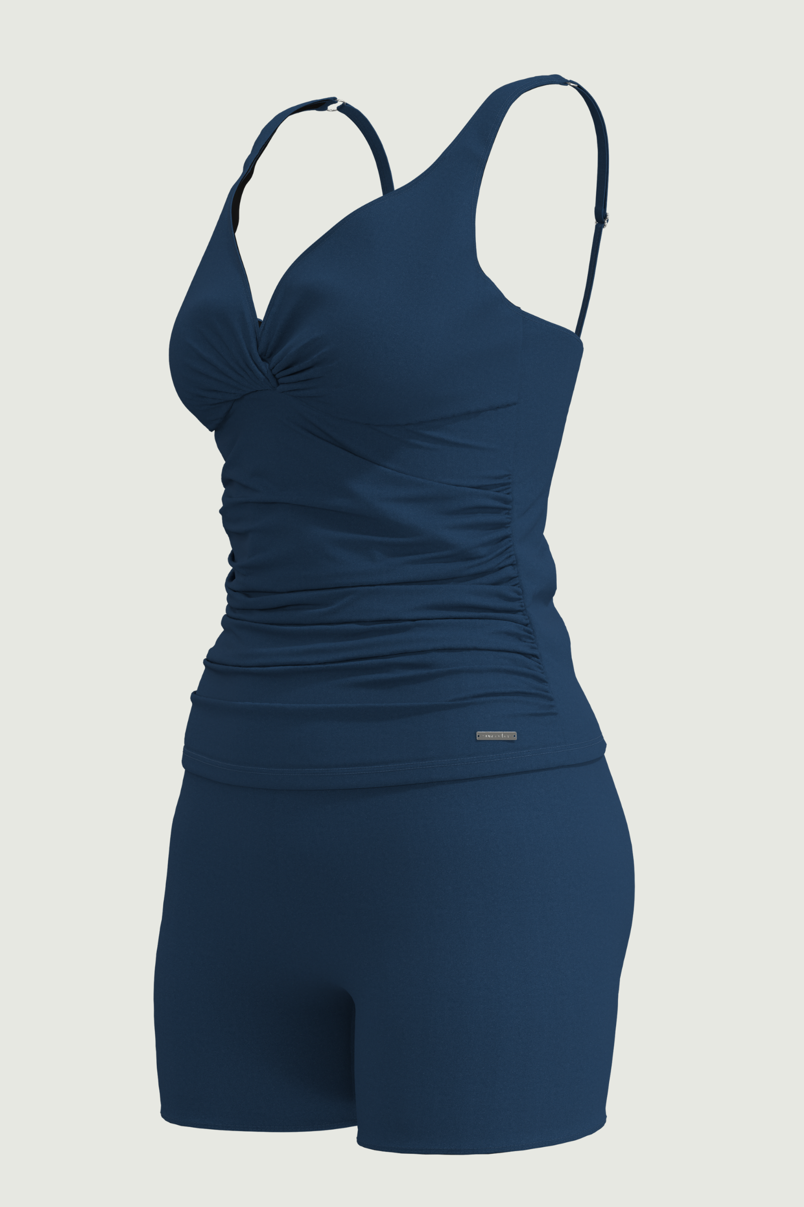 SunseekerPearl Glow Space Wrap Front Tankini Set