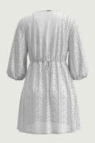 SunseekerCrochet White V-neck Dress