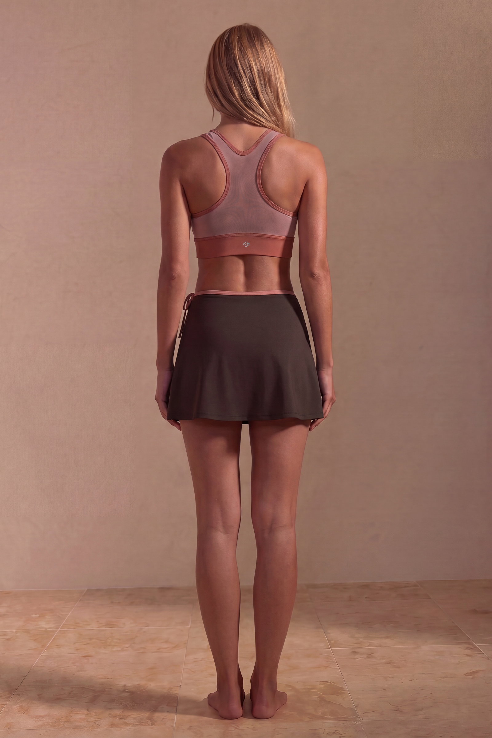 SunseekerChicory Coffee Wrap Front Jersey Skirt