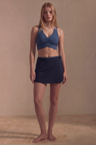 SunseekerDeep Space Blue Wrap Front Jersey Skirt