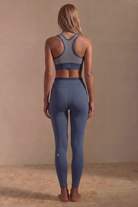 SunseekerIceland Blue Meshed Ruched Front Leggings