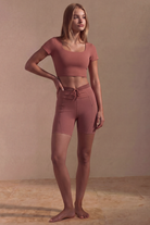 SunseekerMahogany Rose Ruched Back Top