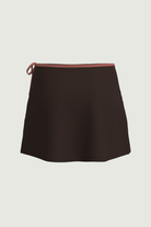 SunseekerChicory Coffee Wrap Front Jersey Skirt