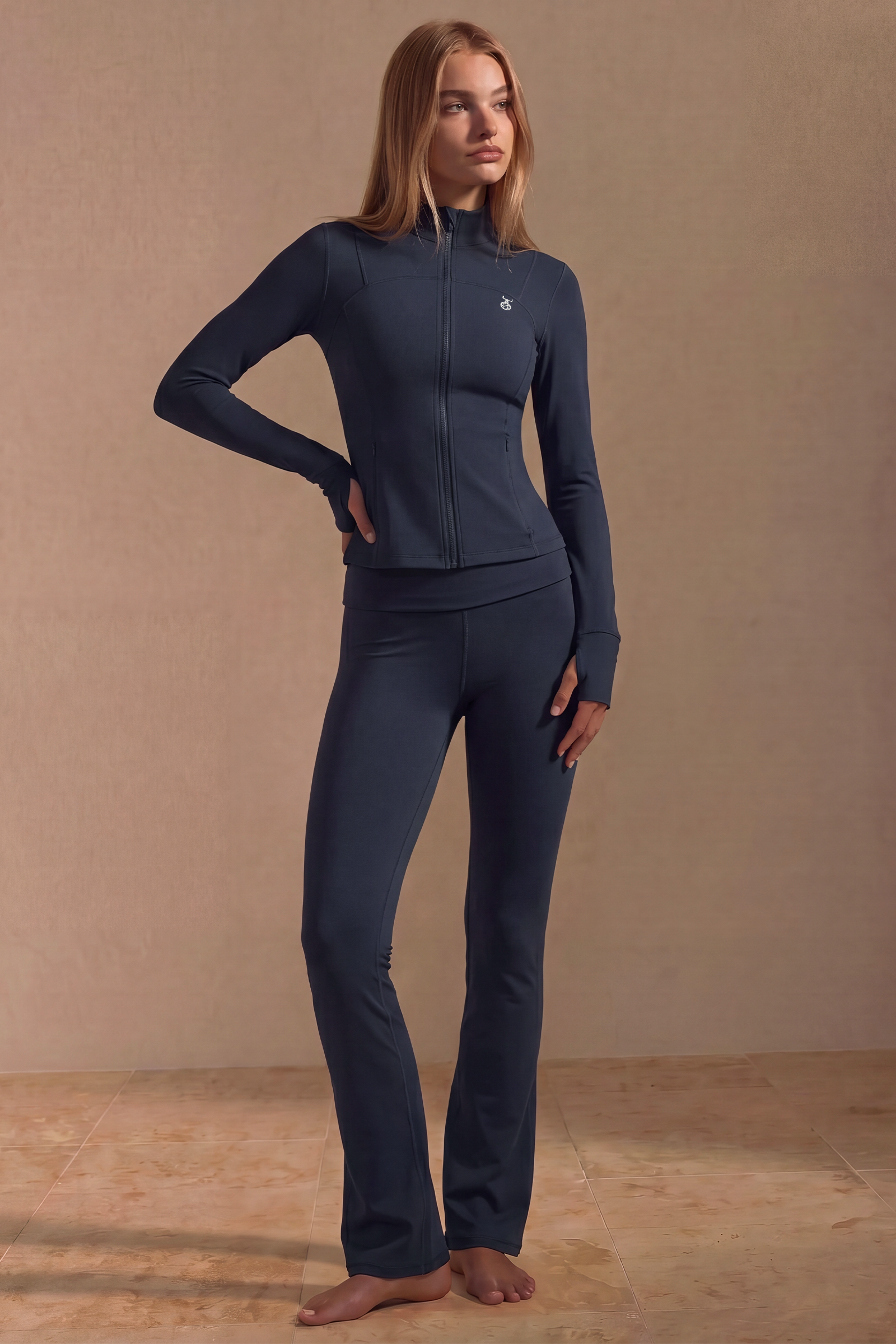 SunseekerDeep Space Blue Define Cropped Slim Fit Jacket