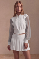 SunseekerWhite Wrap Front Pleated Skirt